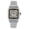 Cartier Santos Gold & Steel Silver Dial 24mm Quartz Women’s Watch 1057930