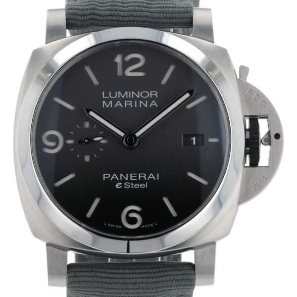 NEW Panerai Luminor Marina Steel Grey Dial 44mm Automatic Men’s Watch PAM01358