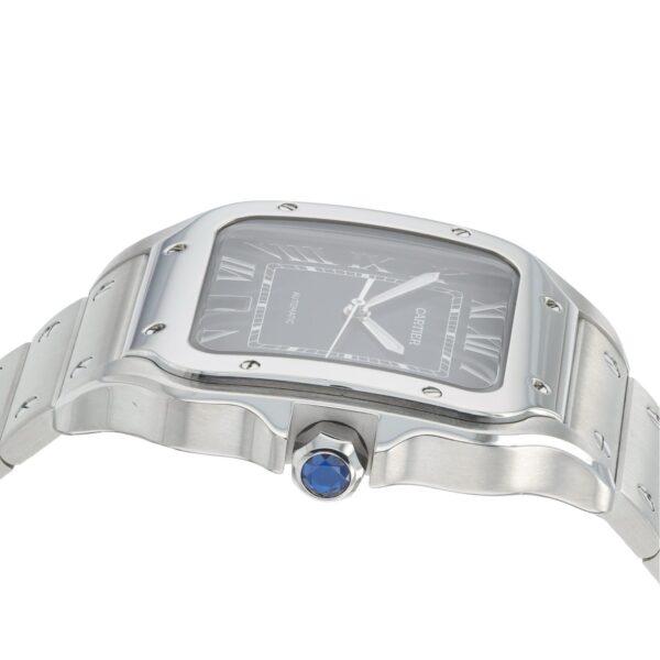 Cartier Santos Stainless Steel Blue Dial 39.8mm Automatic Men’s Watch WSSA0013